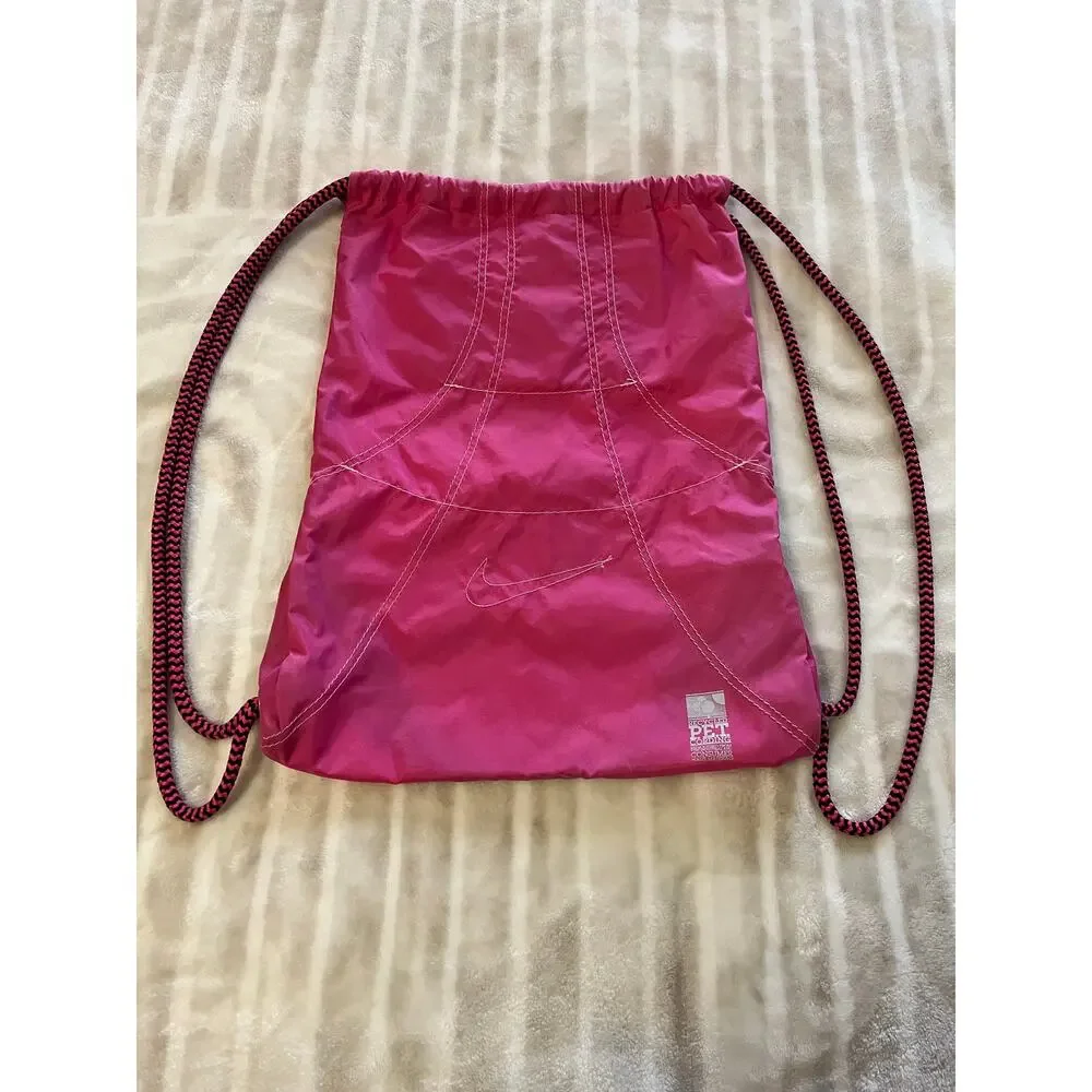 Nike | Nylon Drawstring Backpack with Zippered Pockets